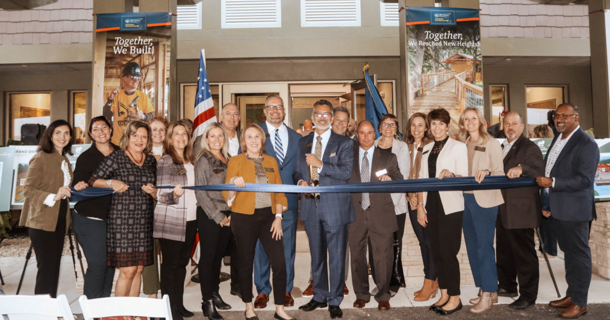 Opportunity Enterprises Ribbon Cutting Berglund Construction